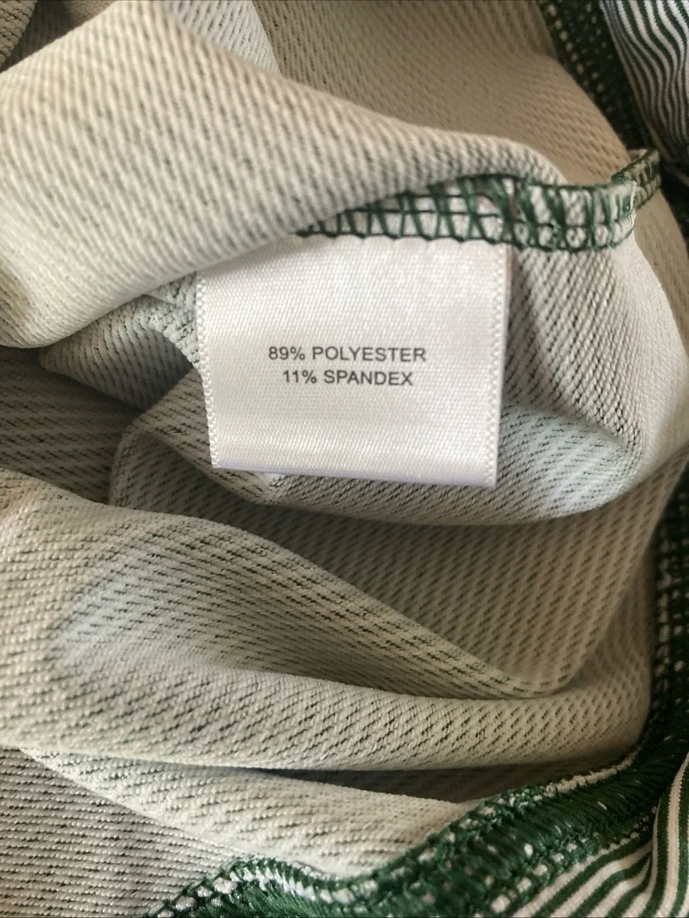 Peter Millar Augusta 86 TaylorMade Men’s Green Striped Quarter-Zip Golf Pullover